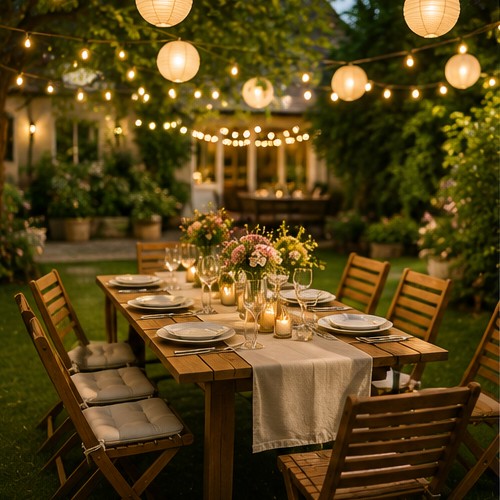 Ausstattung für eine Gartenparty mieten in Braunschweig